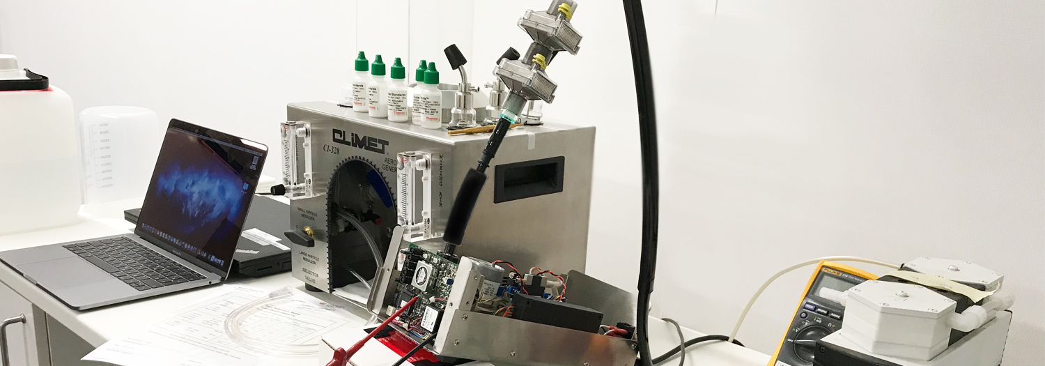 Particle counter calibration